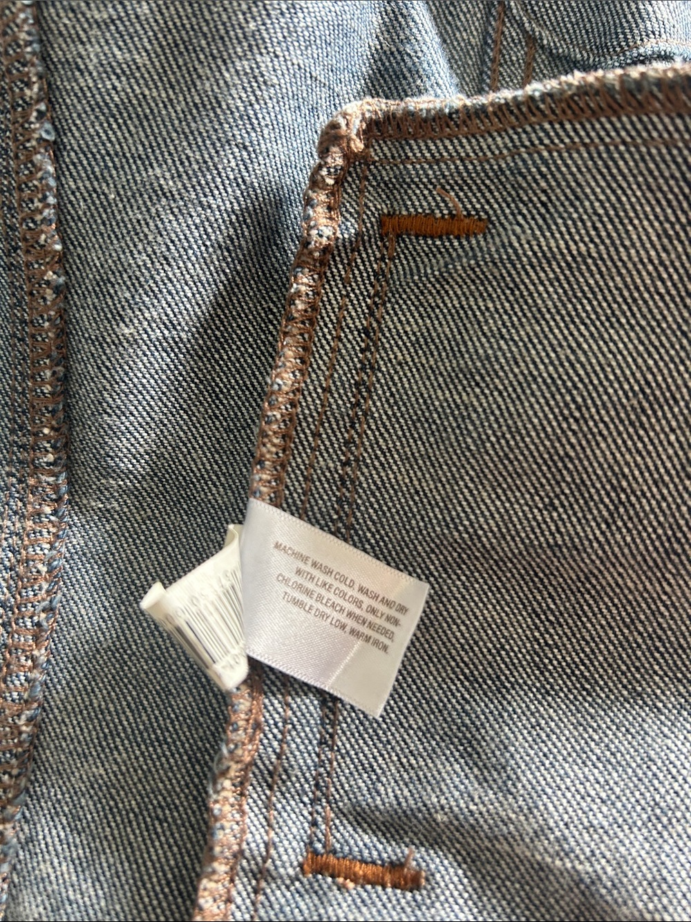 NWOT Old Navy Women's Stonewash Indigo Blue Denim Jacket - Picture 8 of 8